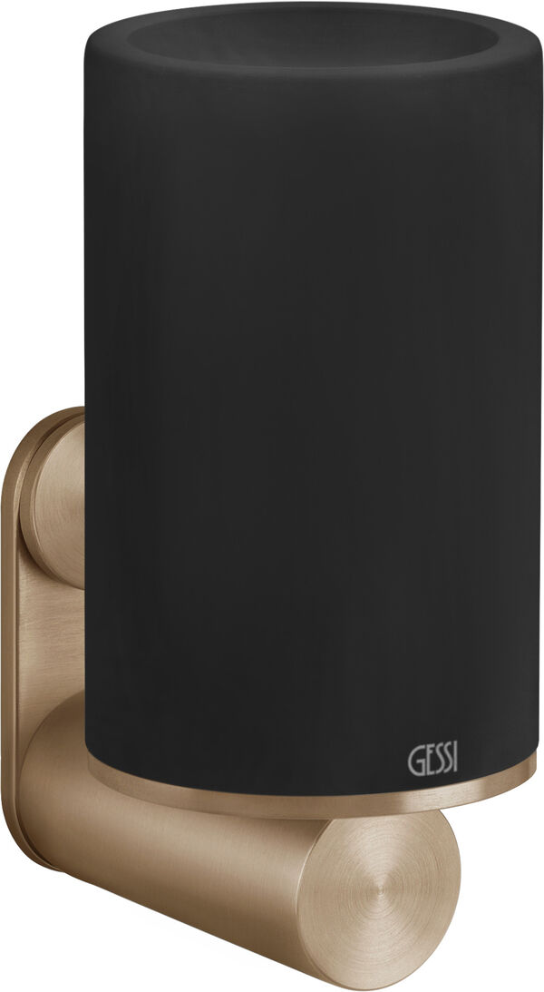 Porte-verre Gessi 316 Warm bronze brushed PVD Flessa image number 0