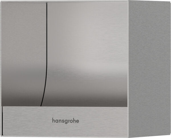 Wandnische Papierhalter Hansgrohe XtraStoris Original Edelstahl gebürstet image number 0