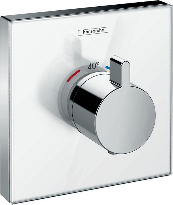 Système de douche Hansgrohe Shower Select-verre chromé-blanc image number 0