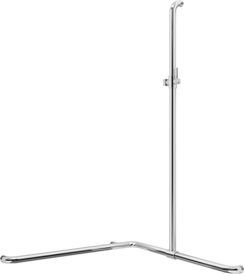 Corrimano ad angolo Nosag Ineoline Pure Acciaio inossidabile brillante