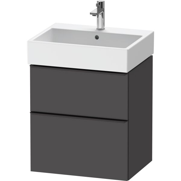 Meuble sous-lavabo Duravit D-Neo Graphite mat image number 1