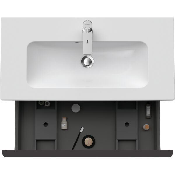 Meuble sous-lavabo Duravit D-Neo Ch&ecirc;ne noir image number 4