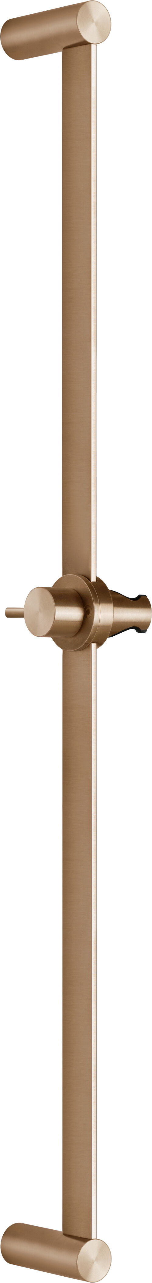 Asta per doccia Gessi 316 warm Steel brushed flessa