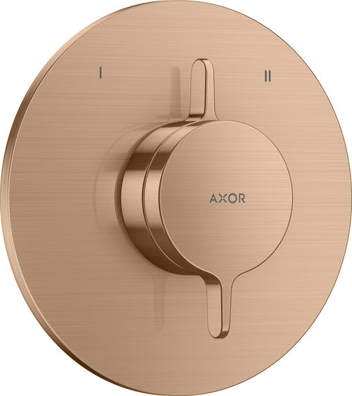 Duschsystem Axor One Brushed red gold