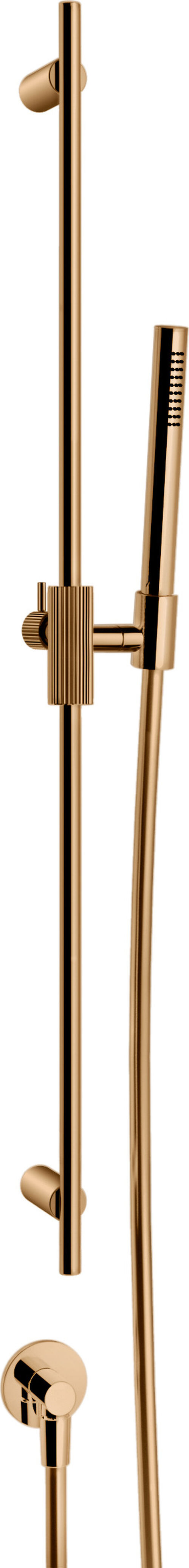 Handbrausegarnitur Gessi Habito warm bronze PVD rigato