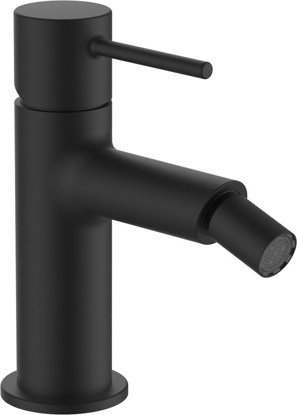 M&eacute;langeur de bidet Laufen Twinplus Slim Titane noir mat PVD image number 0