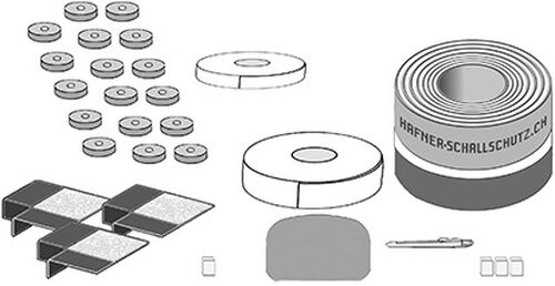 Schall- und Feuchtigkeitsschutz Hafner Iso-Set