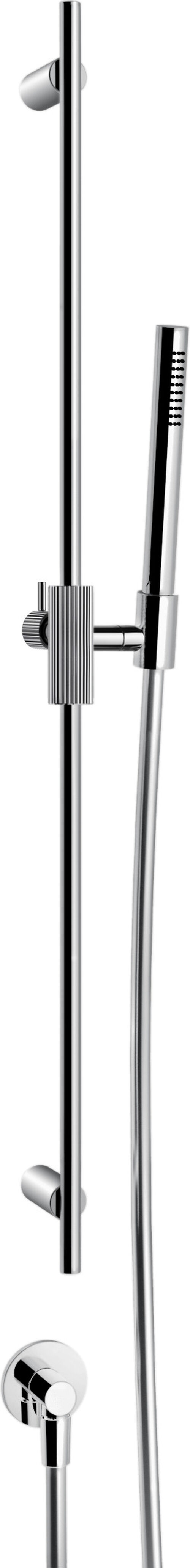 Handbrausegarnitur Gessi Habito verchromt rigato