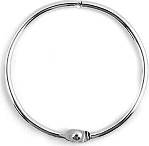 Anneaux pour rideaux Spirella Ringo Chrom&eacute; image number 0