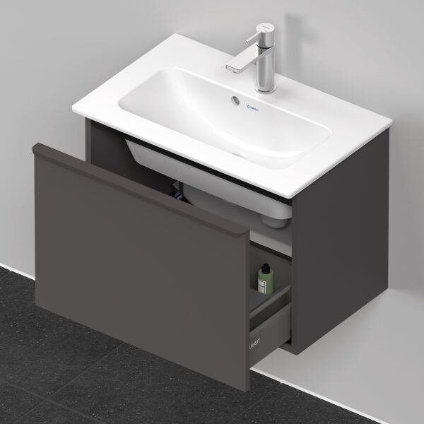 Meuble sous-lavabo Duravit D-Neo Graphite mat image number 2