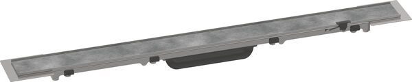 Duschrinne Hansgrohe RainDrain Rock verchromt image number 0