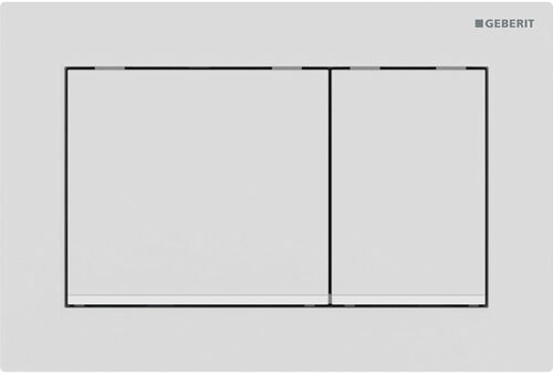 Betätigungsplatte Geberit Omega20 square Schwarz matt