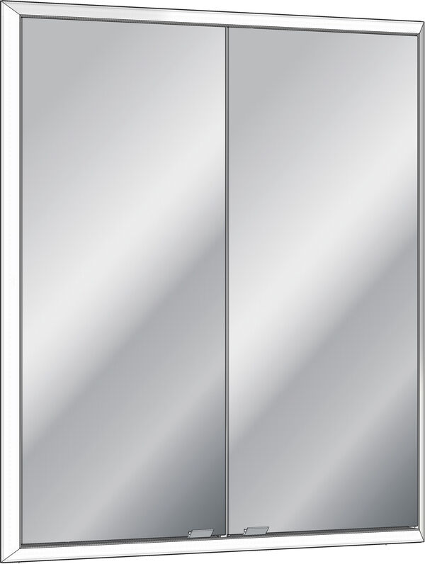 Spiegelschrank Sidler Quadro LED UP silbereloxiert Lichtfarbe Warmweiss 3000 K image number 0
