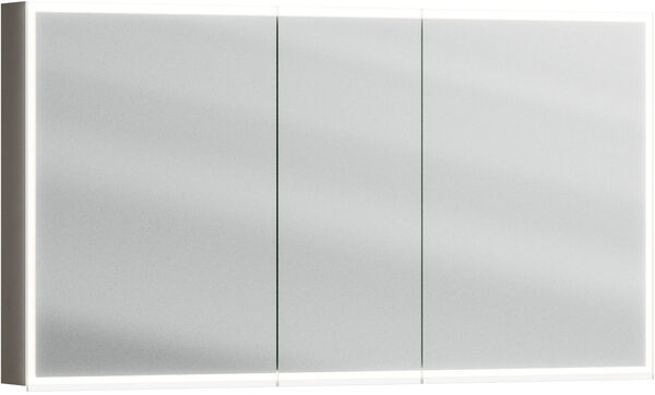 Armoire de toilette Alterna luuna LED plus avec &eacute;clairage inf&eacute;rieur/sup&eacute;rieur Grigio londra Couleur de lumi&egrave;re r&eacute;glable en continu 2700-6500 K image number 0