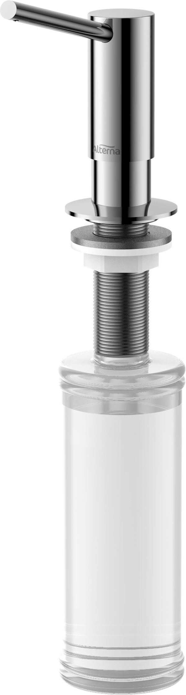 Sp&uuml;lmittelspender Alterna silvis Verchromt image number 0