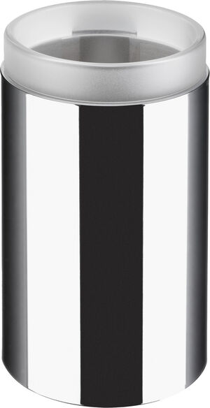 Becher Hewi System 162 verchromt Becher Glas satiniert