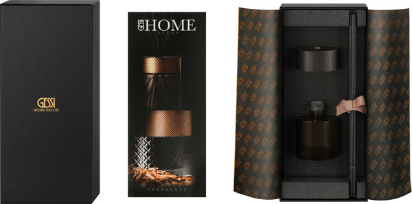 Cofanetto profumo Gessi Home Decor, Profumo per ambiente 200 ml, rattan e coperchio (senza vaso) image number 0