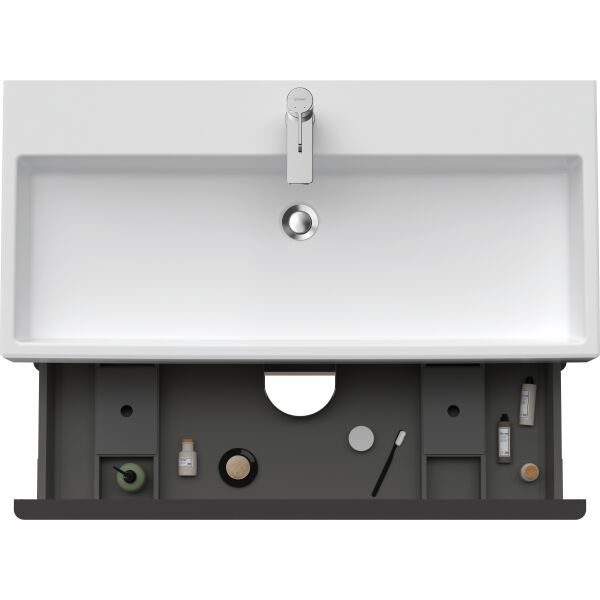 Meuble sous-lavabo Duravit D-Neo Basalte mat image number 4