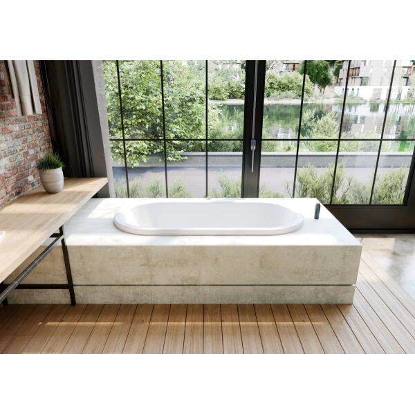 Badewanne Kaldewei Meisterst&uuml;ck Centro Duo 2, Vorwandversion 180 x 80 cm Weiss Cleaneffekt image number 1