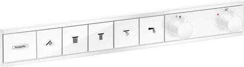 Syst&egrave;me de douche Hansgrohe Rain Select Blanc mat