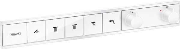 Syst&egrave;me de douche Hansgrohe Rain Select Blanc mat image number 0