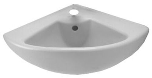 Eckwandbecken Villeroy & Boch Omnia compact / O.novo Weiss Cleaneffekt