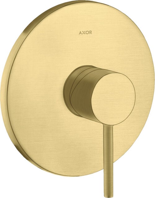 M&eacute;langeur de douche-set de montage final Axor Starck Brushed brass