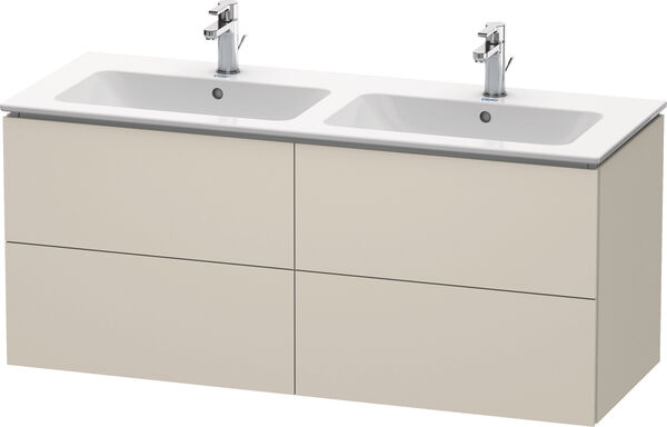 Meuble sous-lavabo L-Cube Taupe image number 0