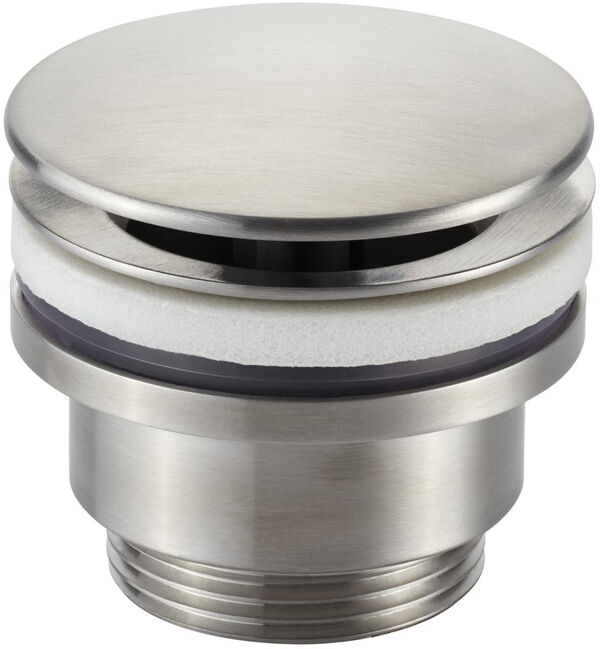 Vidage avec plaque 1&frac14;" Acier inoxydable mat image number 0