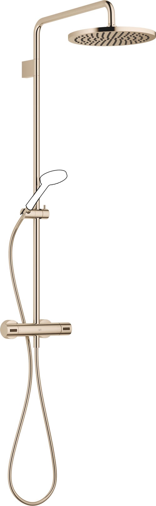 Shower Pipe Dornbracht mit Brausethermostat Light gold