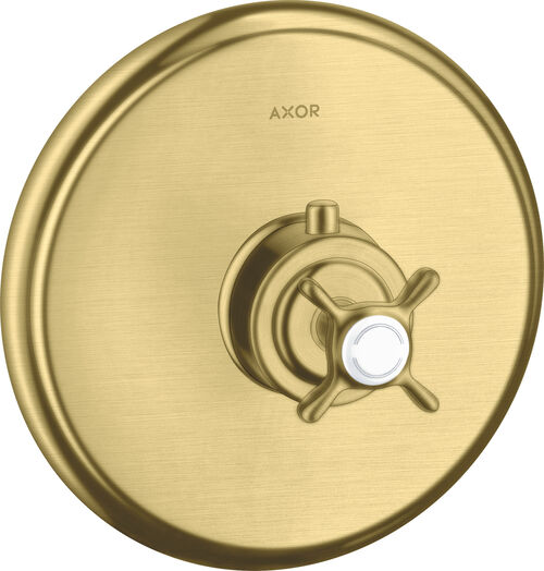 Thermostatmischer-Endmontageset Axor Montreux Brushed brass