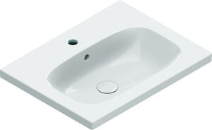 Waschtisch Alterna dinea 60 x 46 cm Weiss Cleaneffekt