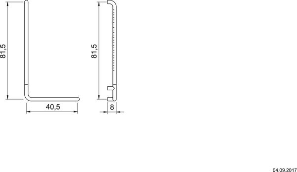 Winkelgriff Nosag Ineoline Pure Edelstahl matt image number 1