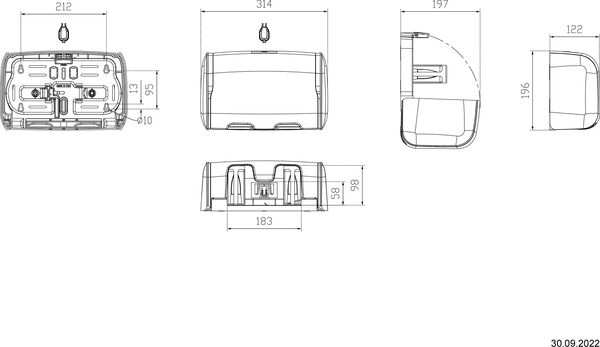 Toilettenpapierspender Pura Premium schwarz matt image number 1