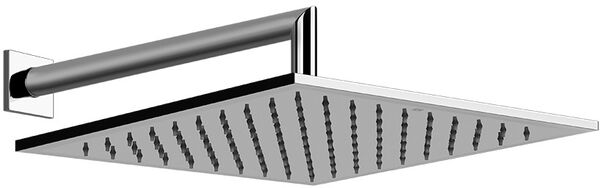 Soffione ad effetto pioggia Emporio &frac12;", con fissaggio murale, s 345 mm, 300 x 300 mm, dispositivo image number 0