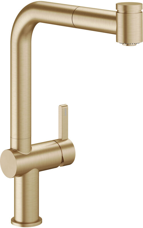 M&eacute;langeur d'&eacute;vier KWC Bevo E Brushed copper PVD