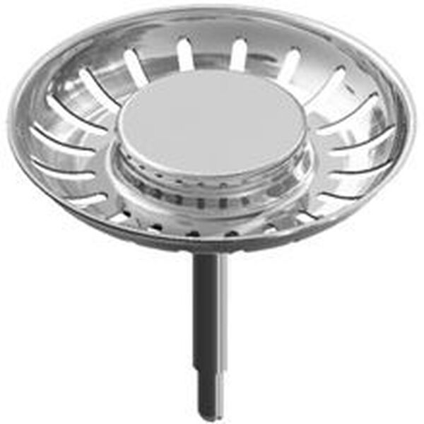 Siebkorbstössel Integral Niederbauweise, Ø 84 mm Edelstahl (133.0301.532) image number 0