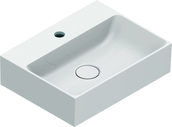 Handwaschbecken Alterna elena 45 x 35 cm Weiss Cleaneffekt image number 0