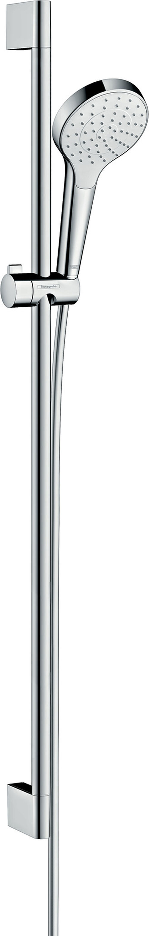 Garniture de douche Hansgrohe Croma Select S Chrom&eacute;-blanc