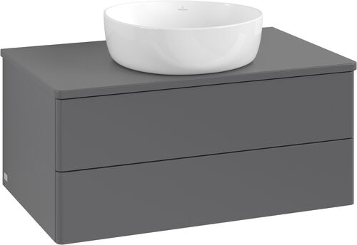 Waschtischm&ouml;bel Villeroy & Boch Antao Anthrazit matt