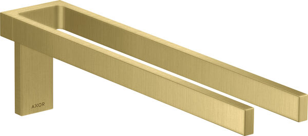 Porte-linge double Axor Universal Rectangular Brushed brass image number 0
