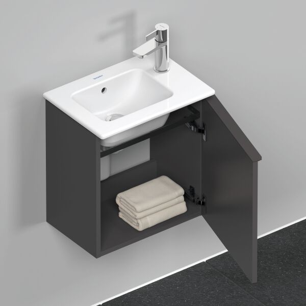 Armadio sottolavabo Duravit D-Neo grafite opaco image number 3