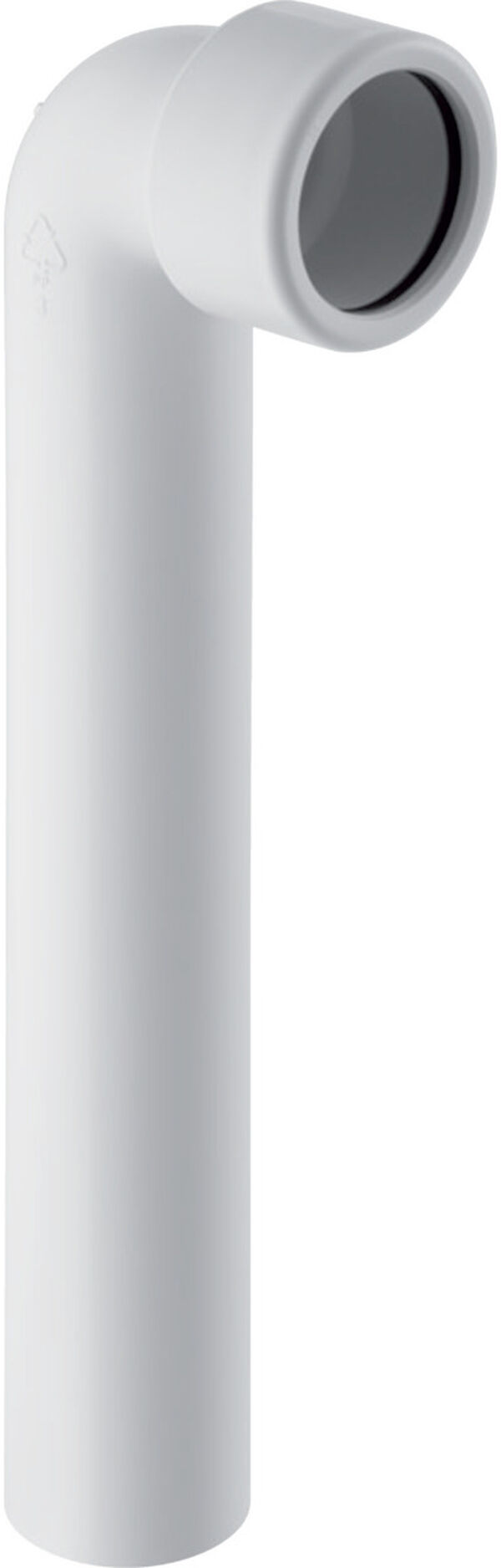 Prolungamento a curva 90°, Ø 50 mm (152.226.11.1), 25 cm, con raccordo image number 0