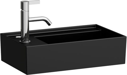 Wandbecken Laufen Kartell schwarz matt
