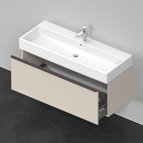 Armadio sottolavabo Duravit D-Neo taupe opaco image number 3