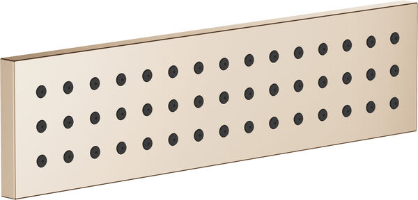 Pomme de douche lat&eacute;rale Dornbracht Water Bar &agrave; encastrer Champagne bross&eacute; image number 0