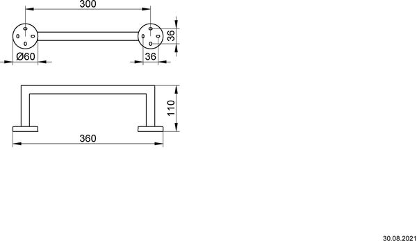 Handtuchring Keuco Edition 90 Verchromt image number 1
