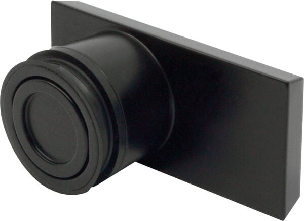 Poign&eacute;e standard &agrave; fleur Alterna lin.3 Noir mat image number 0