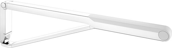 Corrimano ribaltabile  Keuco Collection Axess, 850 mm, ottone, pieghevole verso l'alto, versione image number 0