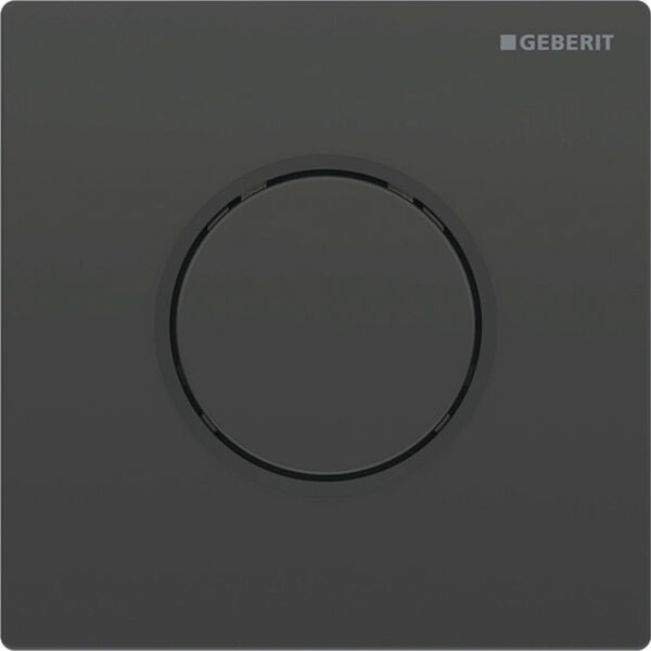 Urinoirsteuerung Geberit HyTouch Typ10 round schwarz RAL 9005 image number 0